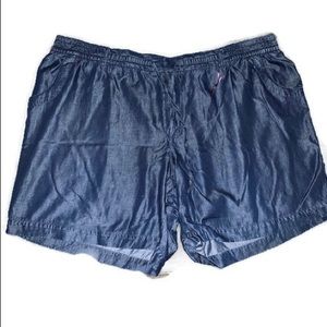 Denim colored shorts